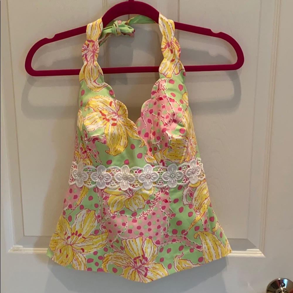LILLY PULITZER LADIES HALTER TOP